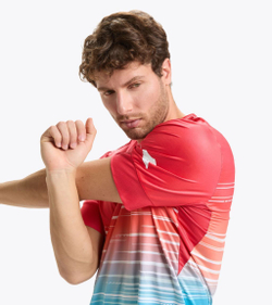 Мужская теннисная футболка Diadora SS T-Shirt Icon M - Оранжевый