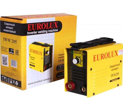 АППАРАТ СВАРОЧНЫЙ EUROLUX  IWM-205 ПВ-70% 205А 65/66