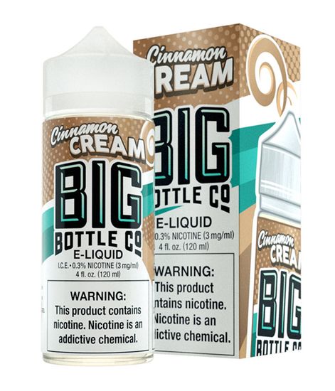 Жидкость Big Bottle (120 мл, 3 мг) Cinnamon Cream