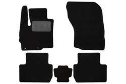 Коврики в салон для MITSUBISHI Outlander, 2012-2015, 2015-2018, 2018-, кроссовер, 5 шт. (текстиль) KLEVER05352922110KH