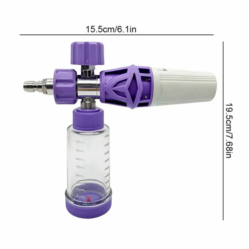 Пенокомплект для моек высокого давления с емкостью 100мл зеленый/фиолетовый