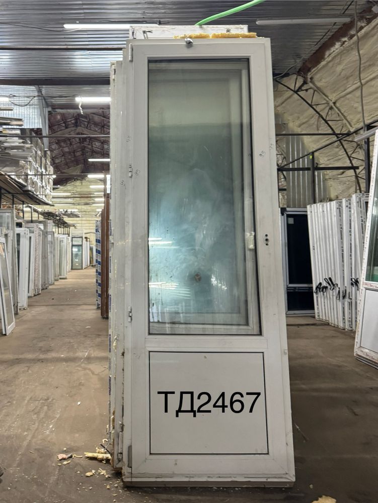 Б/У Дверь Пластиковая 210(в) х 74(ш) Балконная