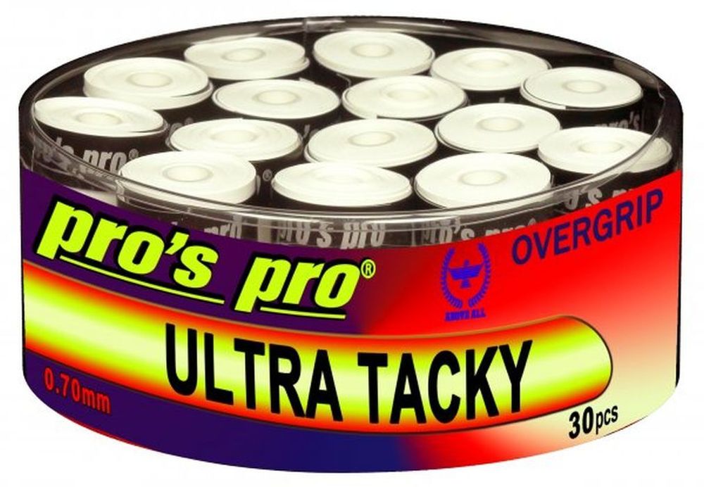 Теннисные намотки Pro&#39;s Pro Ultra Tacky (30P) - белый