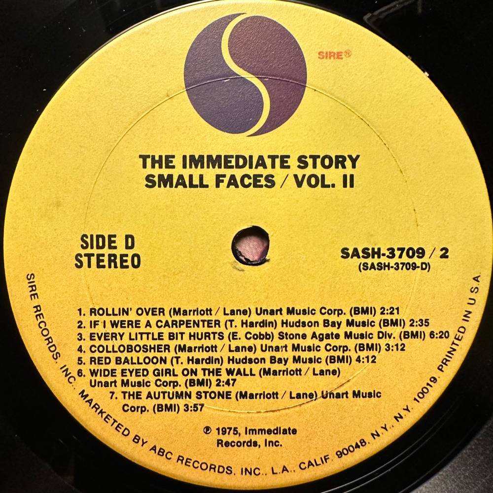 The Small Faces - The Immediate Story - Small Faces Volume II 2LP