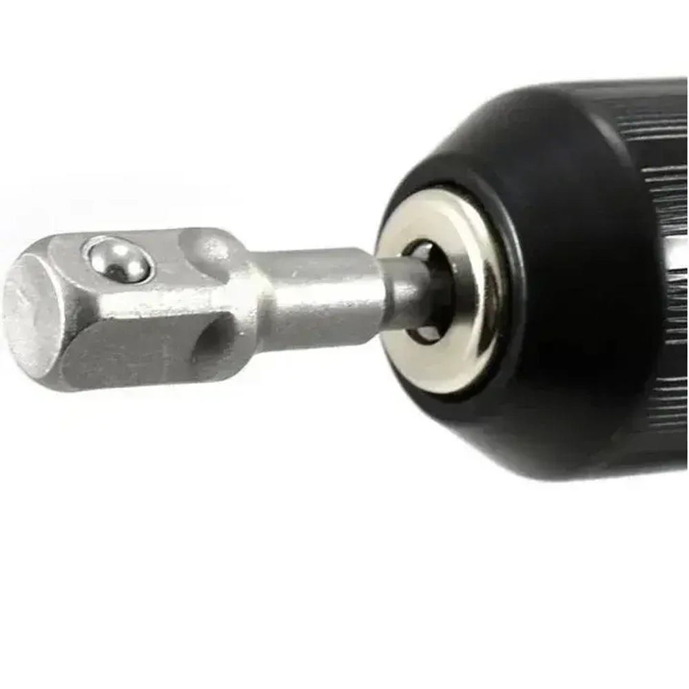 Переходники для шуруповерта под торцевые головки 1/4", 3/8", 1/2"