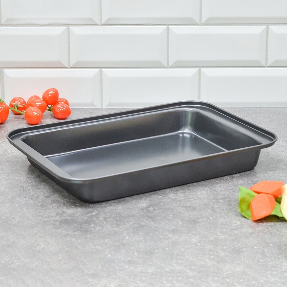 Противень для выпечки 37,3*25*5см, 390гр