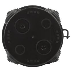 Распаячная коробка ЭРА KOR-85-40-4g-B открытой установки черная 85х40мм с гермовводами 4 вх. IP54