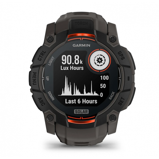 Умные часы Garmin Instinct 3 Solar 45 mm Black with Black Band