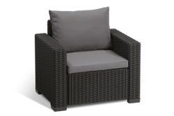 Комплект мебели California 3 Seater Set, серый