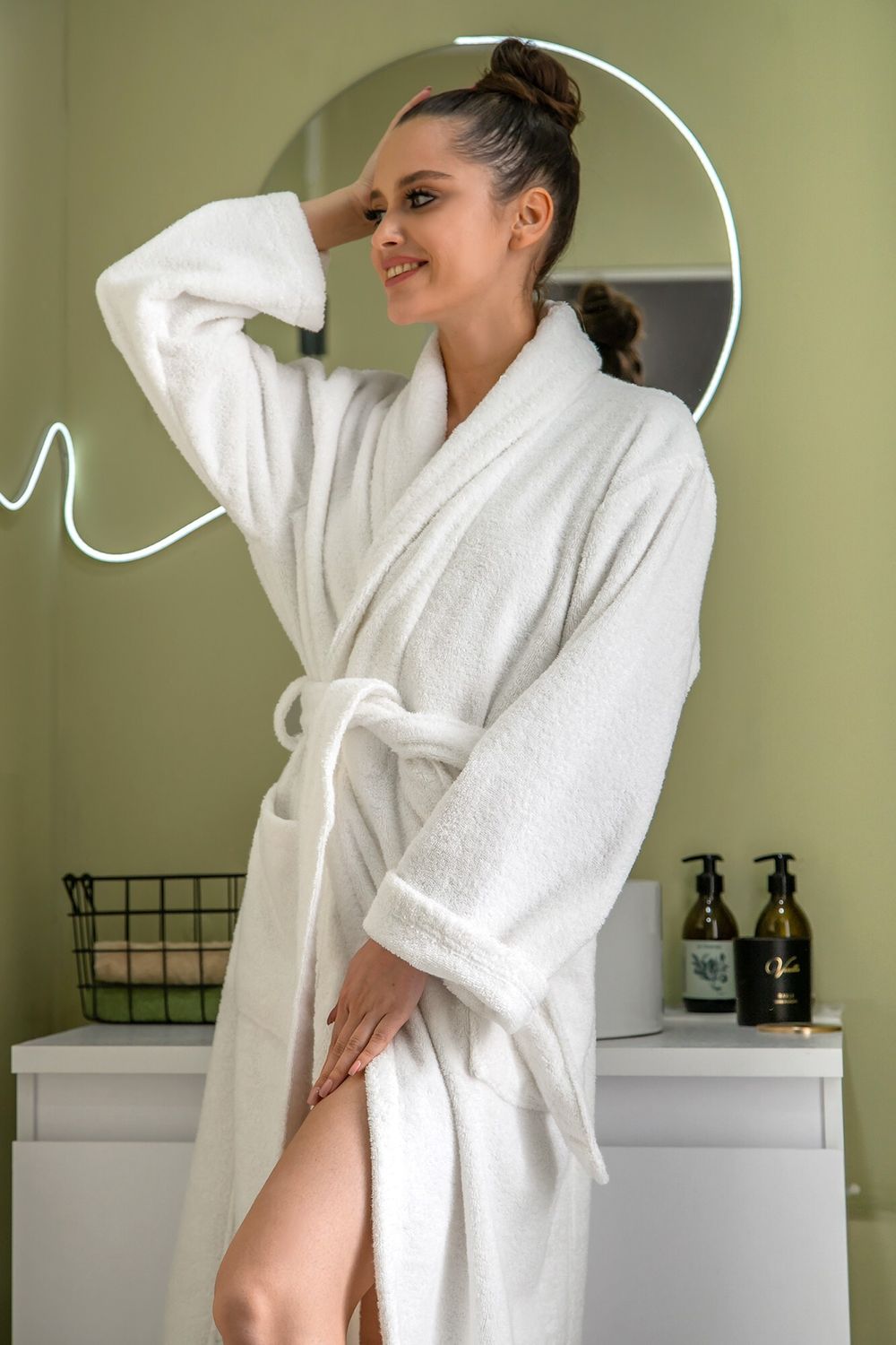 Халат женский Комфорт-3 Виотекс БЕЛЫЙ