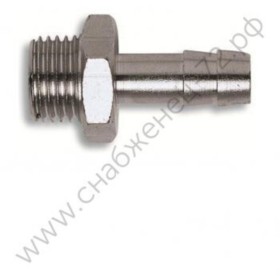 Переходник GAV 1233/ 2 370/1 М1/4 на елочку 6 мм