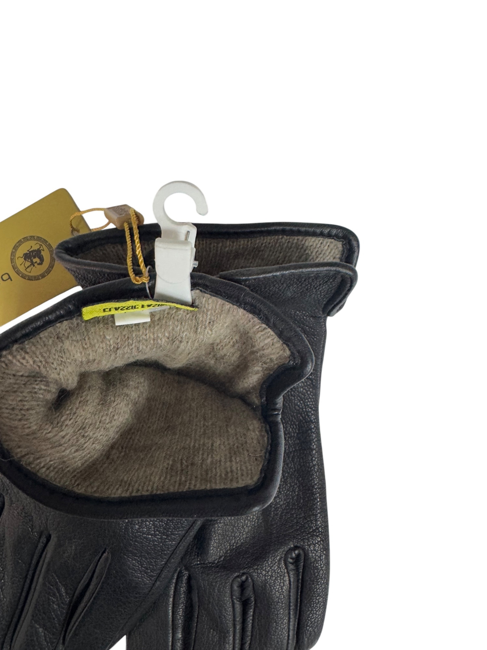 Перчатки. Женские. Материал верха: Кожаные. Кожа оленя. Подклад: Трикотаж-шерсть. 5 шт в упаковке.