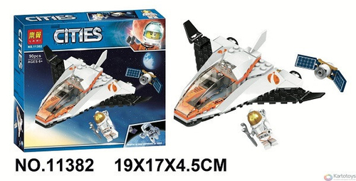 Конструктор Сити "Миссия по ремонту спутника" 90 дет.