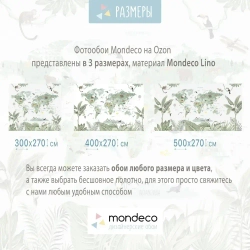 Фотообои Карта Мира детские 300*270 флизелиновые на стену для девочки для мальчика Mondeco