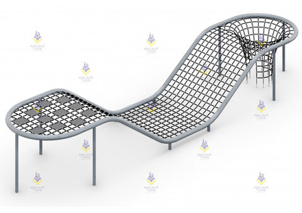 Канатная конструкция Каньон тип-2