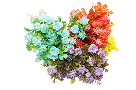 Букет мелких розочек пластик