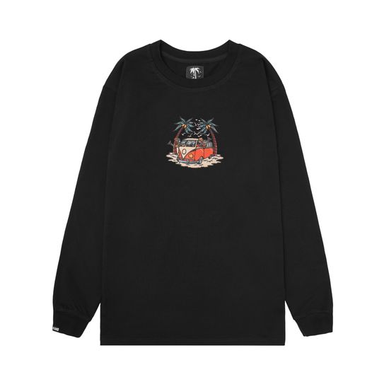 Лонгслив STEAL CHILL Вен чёрный