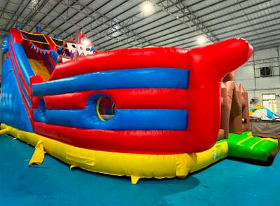 Коммерческий надувной батут «Говорящая акула», 12*7*7,5 м