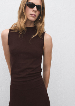 Топ из тонкого трикотажа