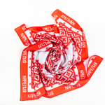 Шейный платок «Карельский орнамент», 70×70 см