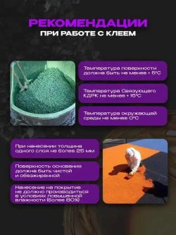 Клей Ecotermix для резиновой крошки, 10 кг