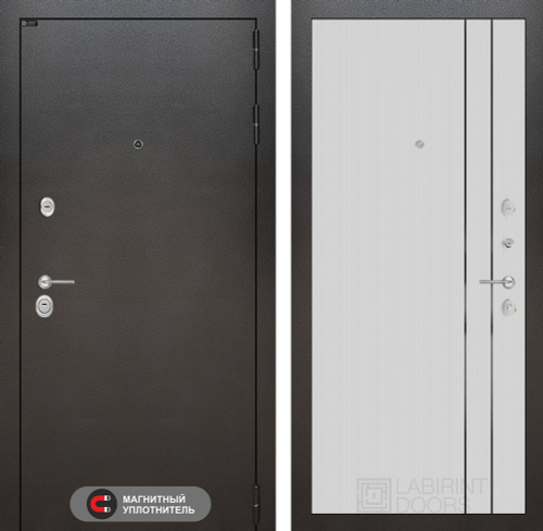 Сильвер 10 белый рельеф софт с молдингом