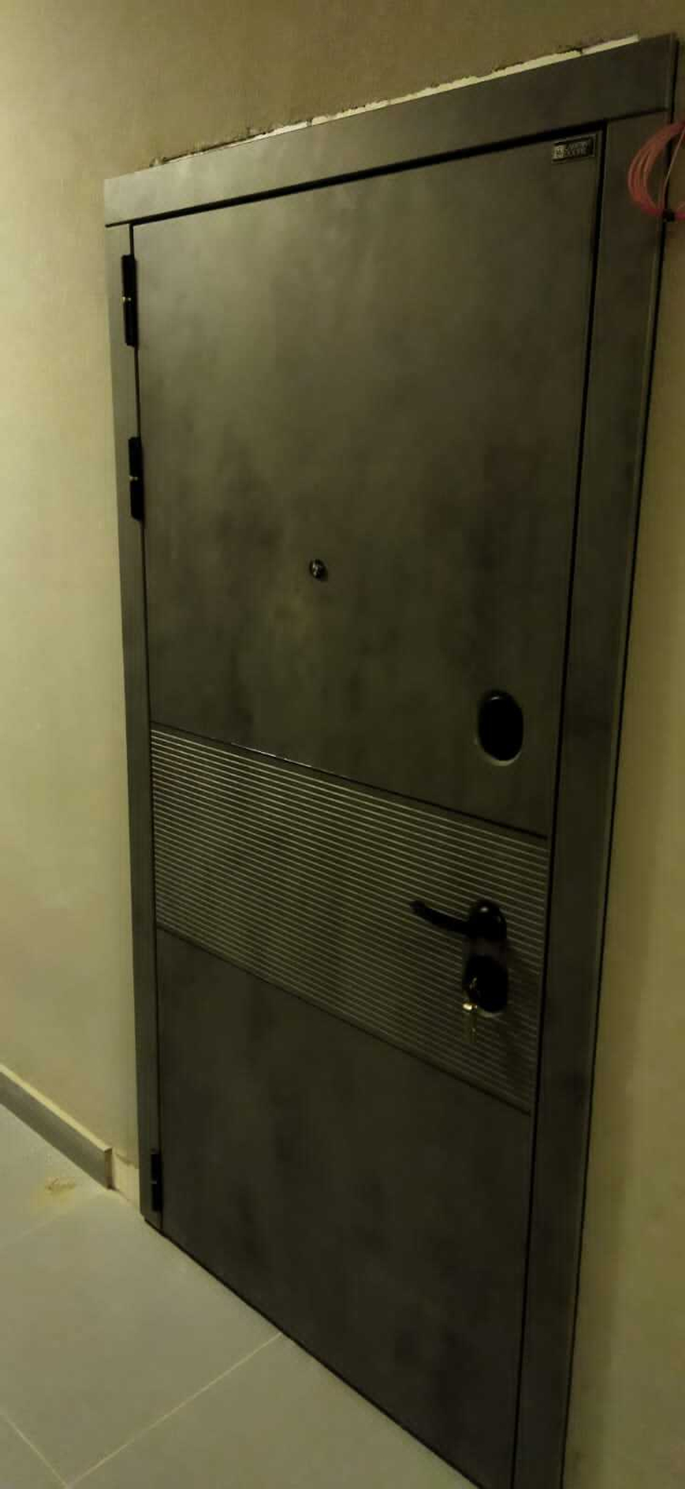 Дверь входная Лабиринт INFINITY  15 Алмон 25 (Винорит)  металлическая