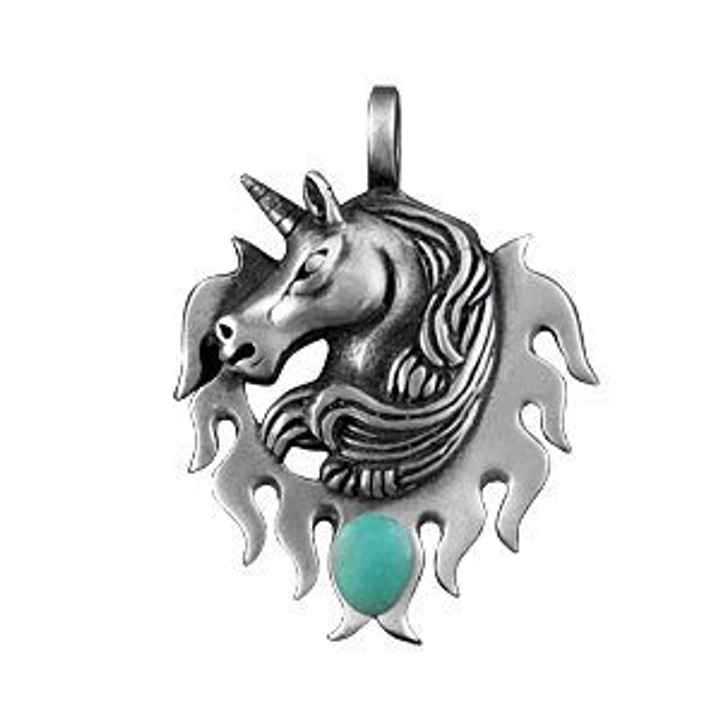 Амулет Totem № 41 Единорог, английское олово