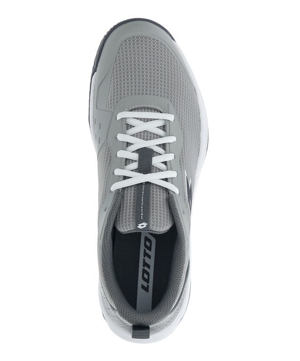 Мужские кроссовки теннисные Lotto Mirage 600 ALR M - cool gray/all white