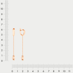 Длинные серьги для женщин без вставки из розового золота 585 пробы (арт. 03603)