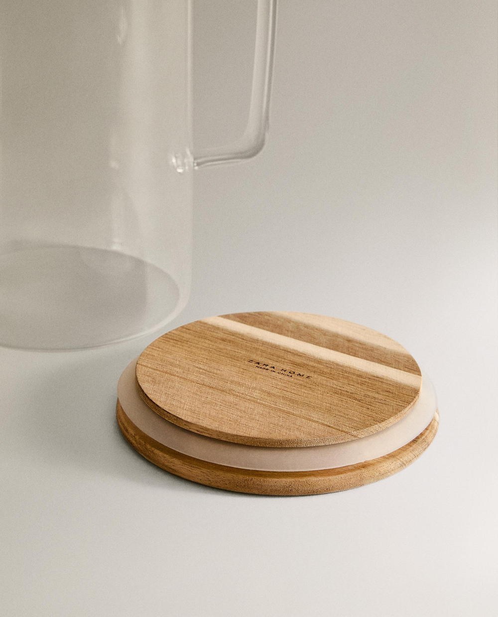 Zara Home кувшин из боросиликатного стекла, цвет прозрачный, 20 см