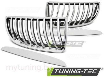 Решетка (ноздри) радиатора CHROME для BMW 3 E90 E91