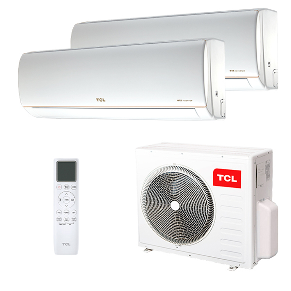 Мультисплит система на 2 комнаты TCL TACM-09HRID/E1 x 2 / TACM2O-18HID