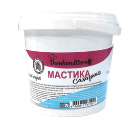 Мастика на какао масле Domkonditeroff 1 кг голубая