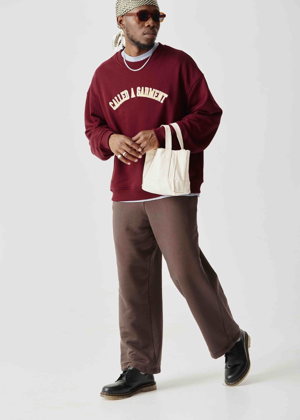 Толстовка Called a Garment College вишневая