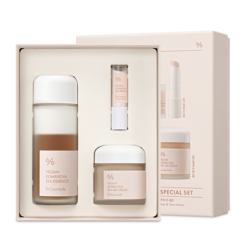 Dr. Ceuracle Набор VEGAN KOMBUCHA SPECIAL SET (эссенция+гель+бальзам)