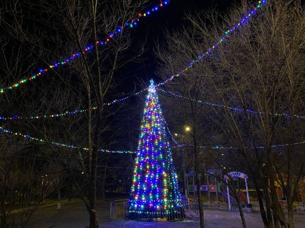 Уличная гирлянда "Динамика GT" (24В) - для елок от 3 до 18 м