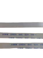 Шлейф FFC 10-pin Шаг 0.5mm Длина 15cm Обратный A-B AWM 20624 80C 60V VW-1