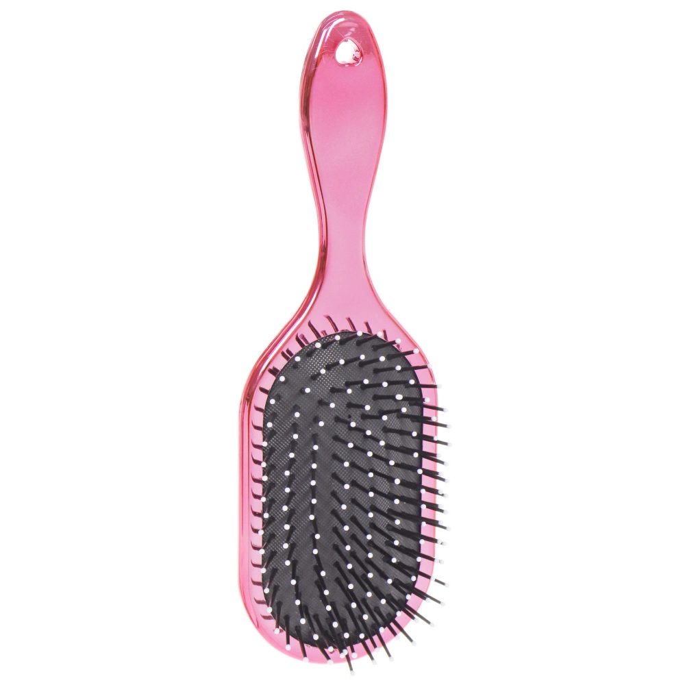 Расческа массажная зеркальная «Animals», лисички, микс 4 цвета, 7,5*23 см (блистер Ultramarine)