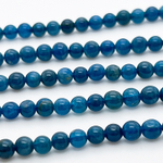 Апатит, диаметр 4,4-4,6 мм, цена за 42-43 шт (1/2 нити)