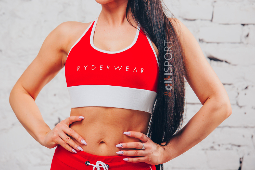 Женский топ Ryderwear BSX Sport Bra Red