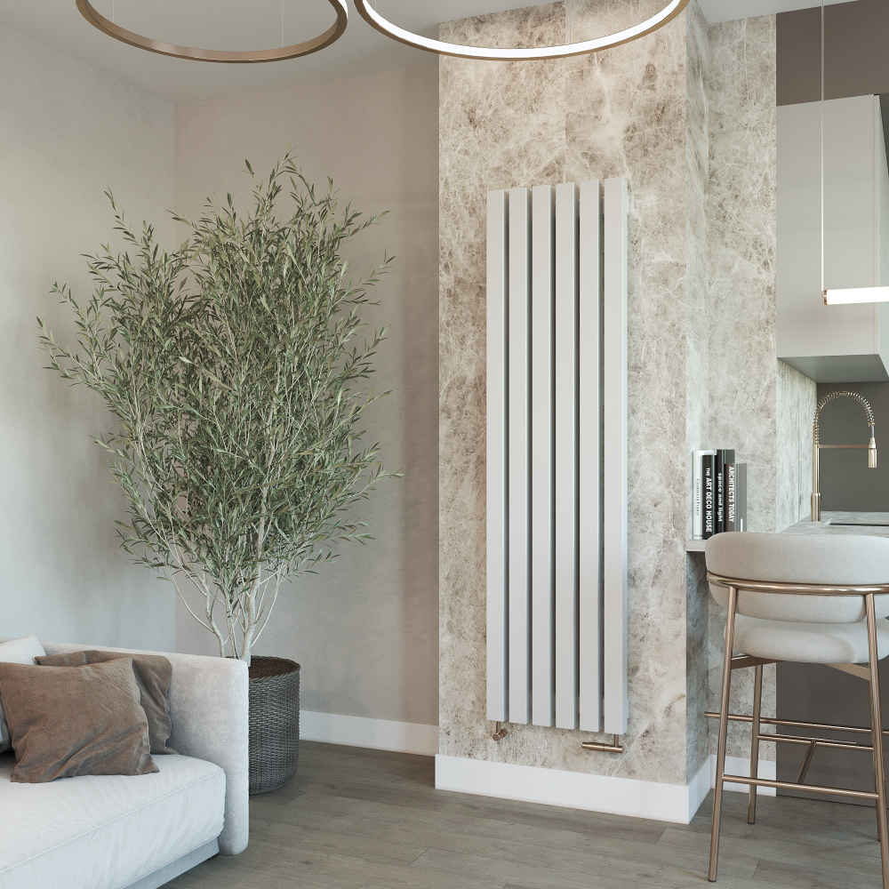 Вертикальные дизайн-радиаторы Q60 1750мм с боковым подключением