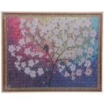 Алмазная мозаика на подрамнике с полным заполнением «МИР ЯРКИХ КРАСОК», дерево, 40*50см