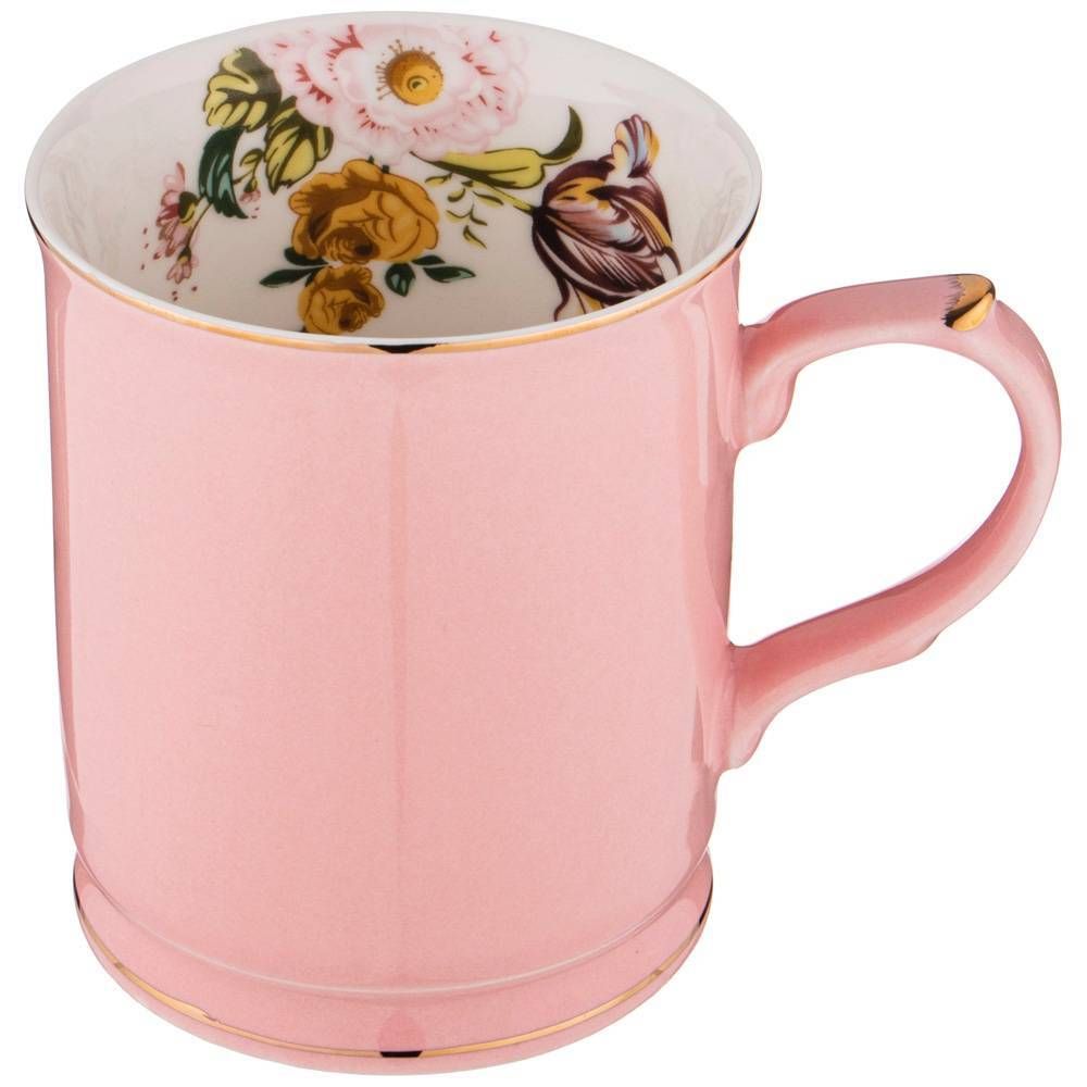 КРУЖКА LEFARD "ВРЕМЕНА ГОДА" 420 МЛ РОЗОВАЯ (КОР=48ШТ.)