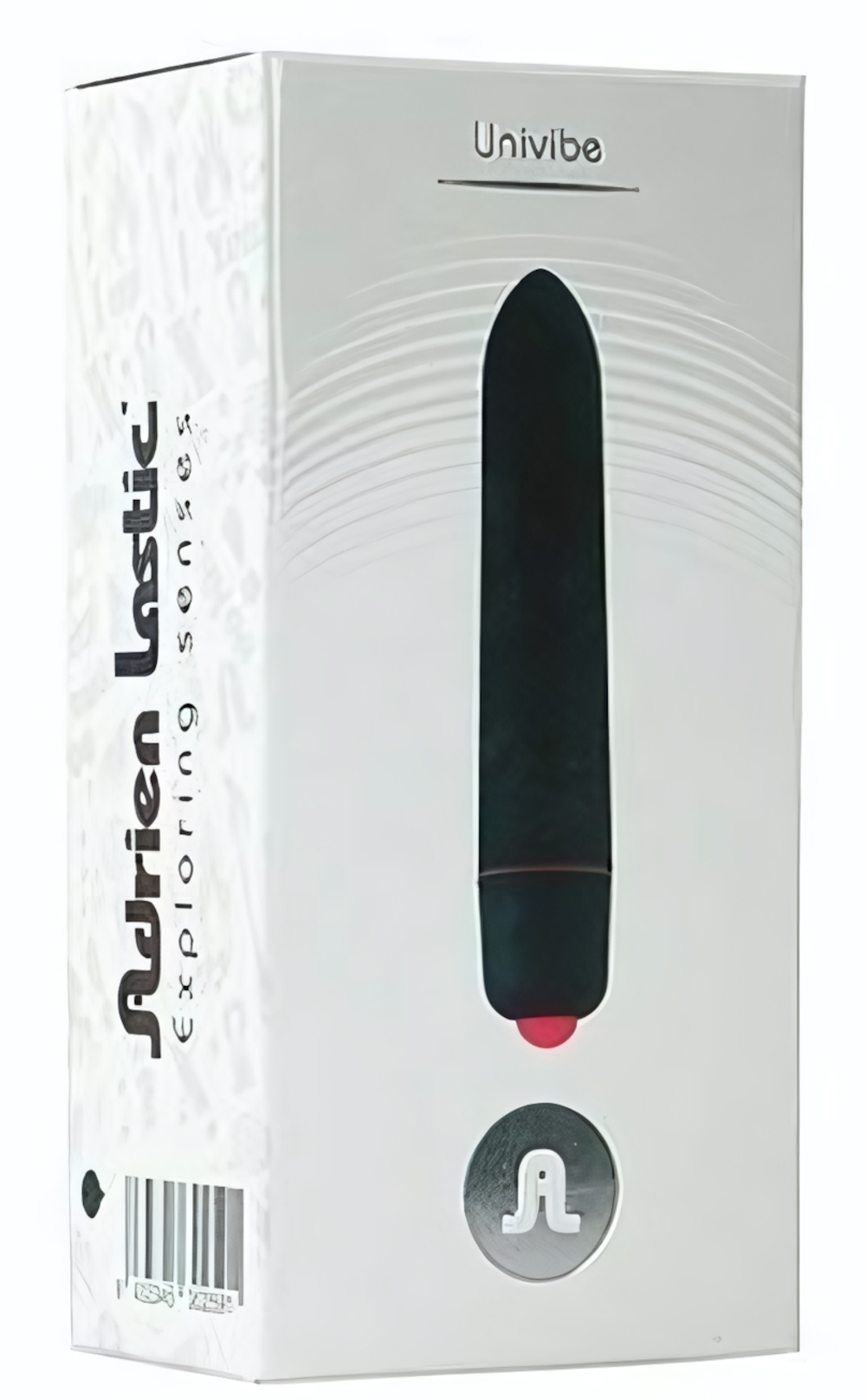 Черная компактная вибропуля Univibe - 9 см. (Цвет: черный)