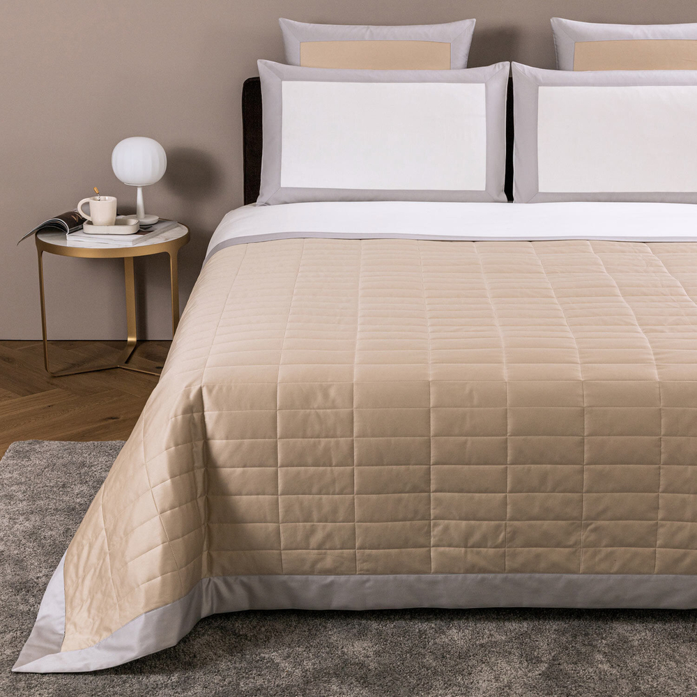 Покрывало Frette Rectangular Savage Beige/Rock (270 x 260 см)