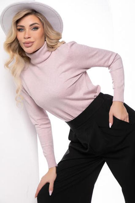 Водолазка Зимняя история (пудра) Б14534-20М LT Collection