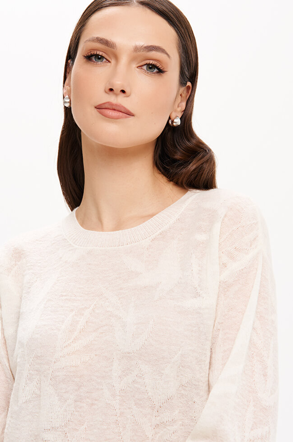 23406 Джемпер женский (молочный)