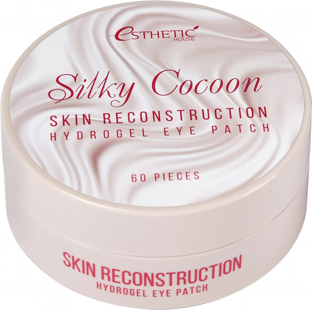 Смягчающие гидрогелевые патчи для век Esthetic House Silky Cocoon Hydrogel Eye Patch