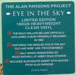 The Alan Parsons Project / Eye In The Sky (Clear Vinyl)(Limited Edition)(LP)